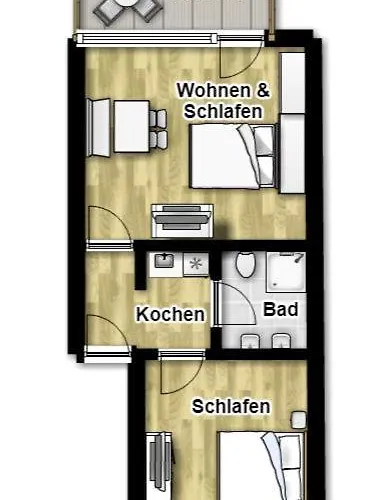 公寓 Appartement-haus Regina 4